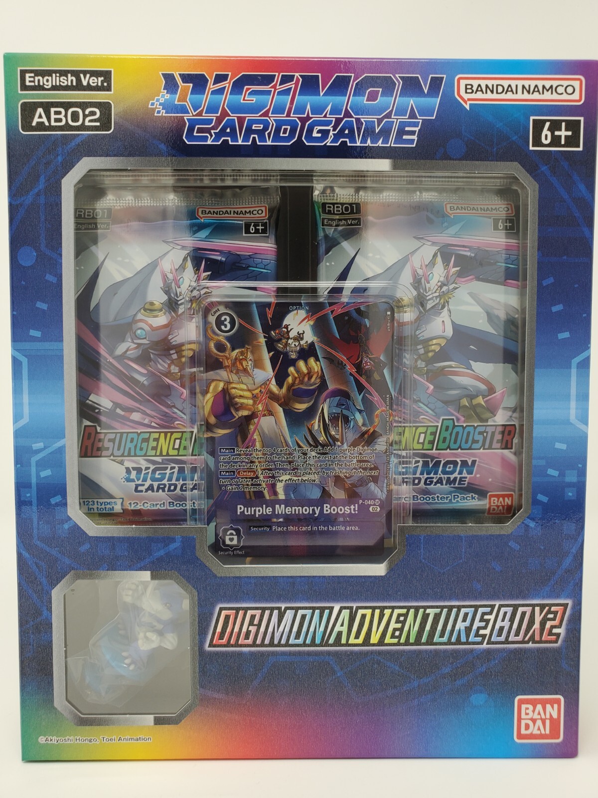 Digimon TCG Digimon Adventure Box2 Veedramon AB02 New Sealed Purple Memory Boost