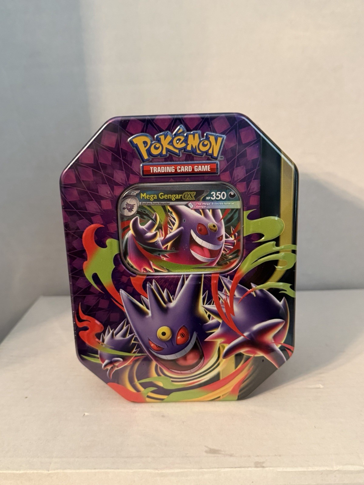 Pokemon TCG Mega Gengar Ex Mega Moonlit Tin – Brand New Factory Sealed