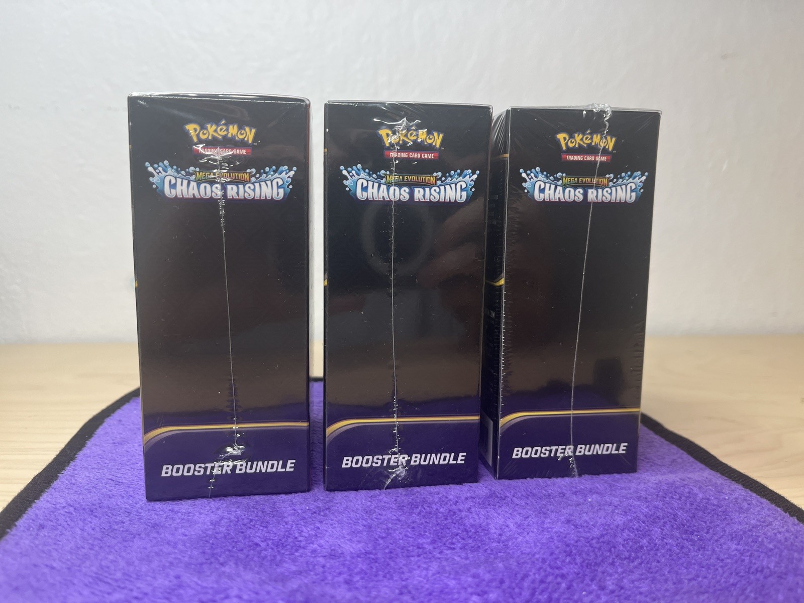 Lot of 3 Chaos Rising Booster Bundles SEALED NEW