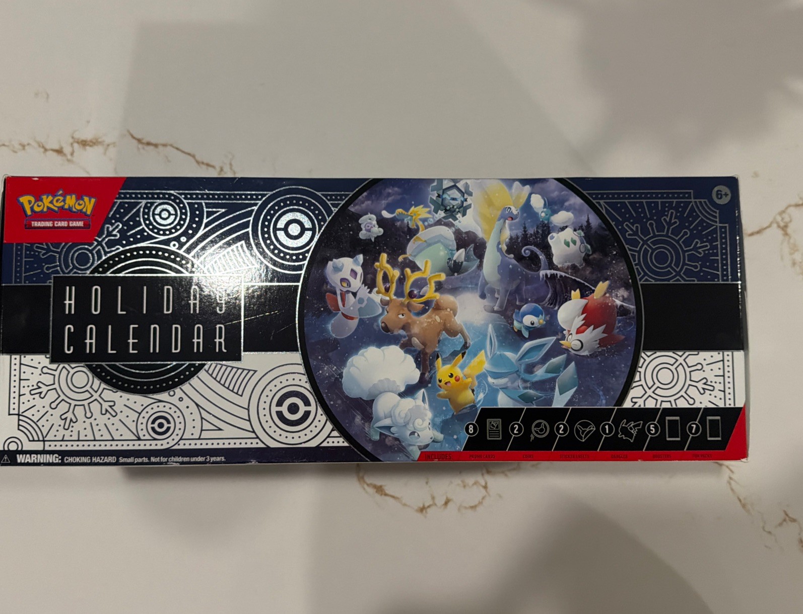 Pokémon TCG: HOLIDAY CALENDAR 2023 (Glaceon, Alolan, Vulpix) • FACTORY SEALE 39a