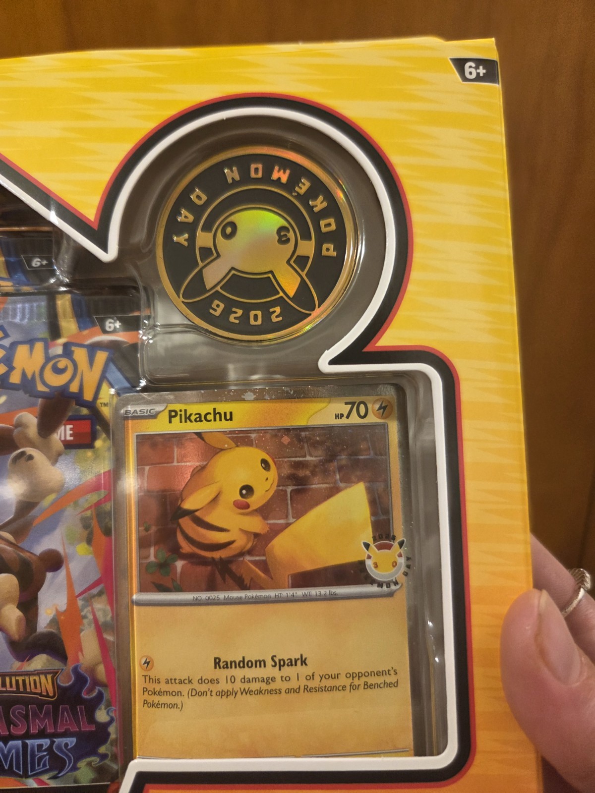 Pokémon Day 2026 Collection Box Pikachu Promo Card, Booster Packs, Coin, English