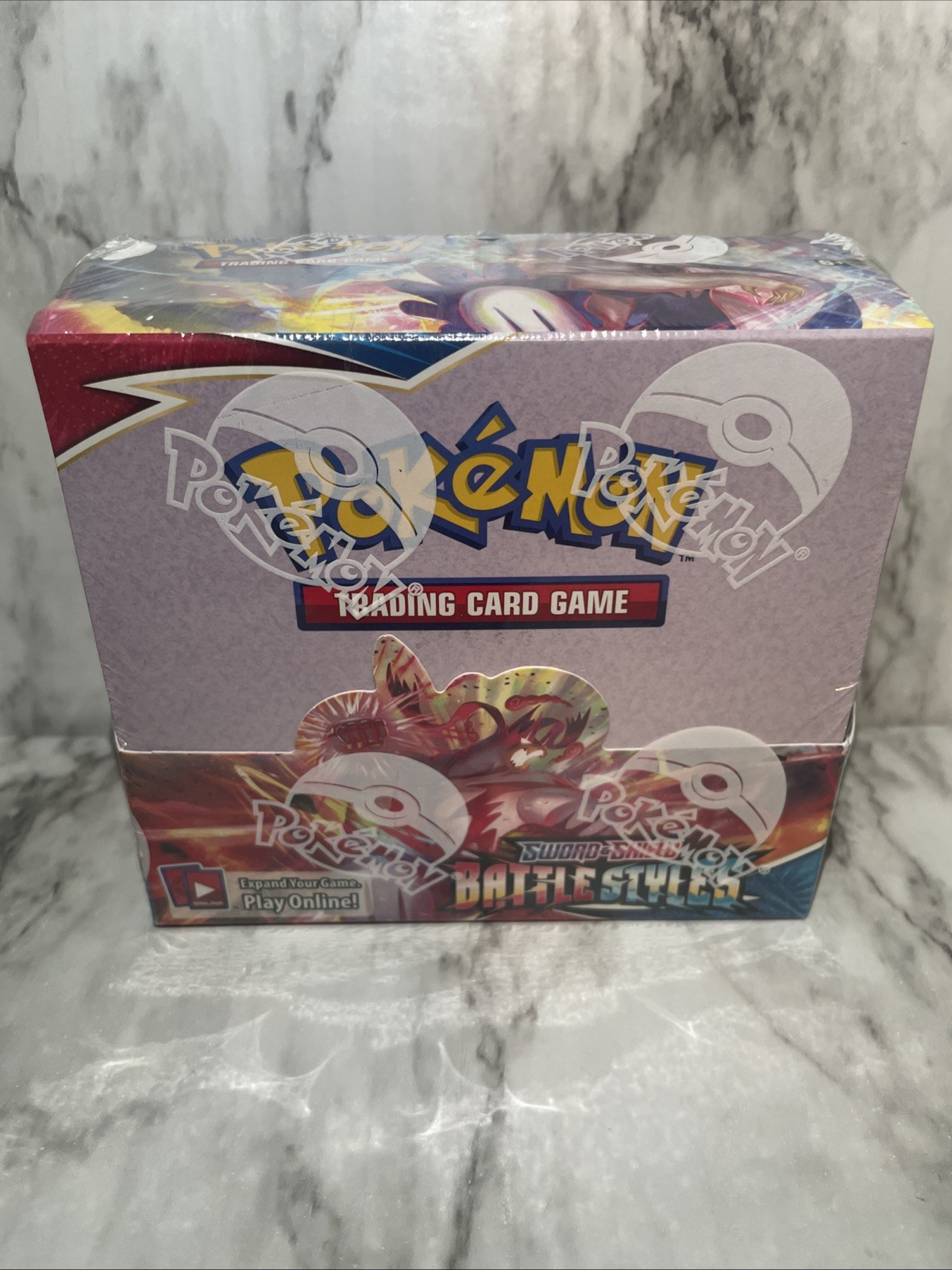 Pokémon TCG Sword & Shield Battle Styles Booster Box Factory Sealed 36 Packs