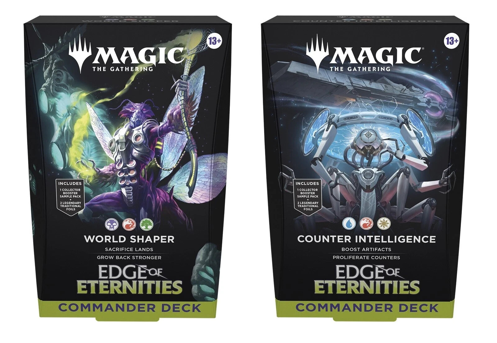 -Set of 2- Commander Decks Edge of Eternities EOE MTG ships 7/25