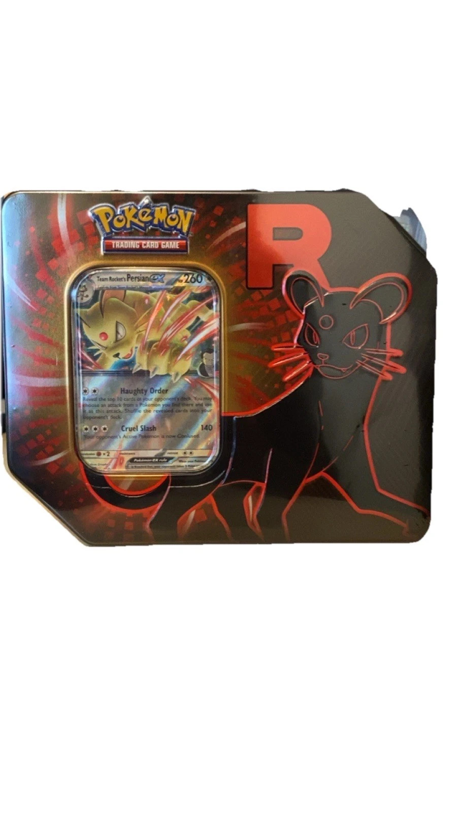 Destined Rivals Team Rocket Tin Persian Sealed New – Pokemon TCG