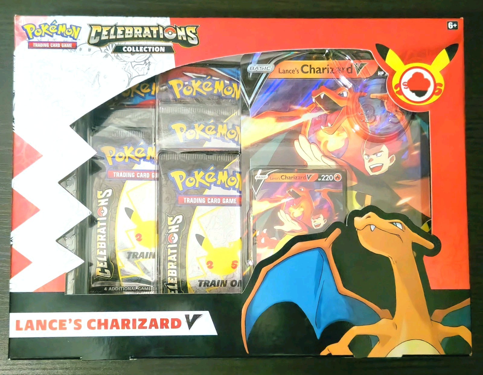 Lance’s Charizard V Box Promo wth Oversized & Standard BSP Cards Pokemon ENGLISH