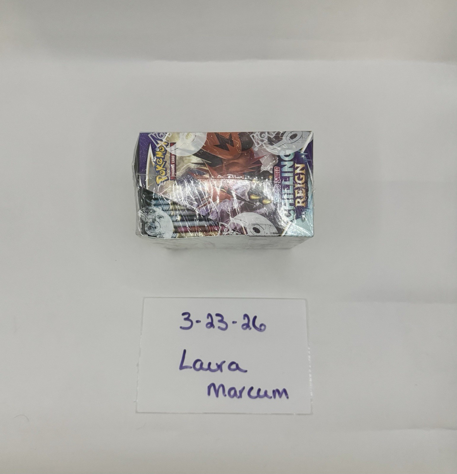 POKÉMON SWORD & SHIELD CHILLIN REIGN BOOSTER BOX~NEW FACTORY SEALED~FREE SHIP