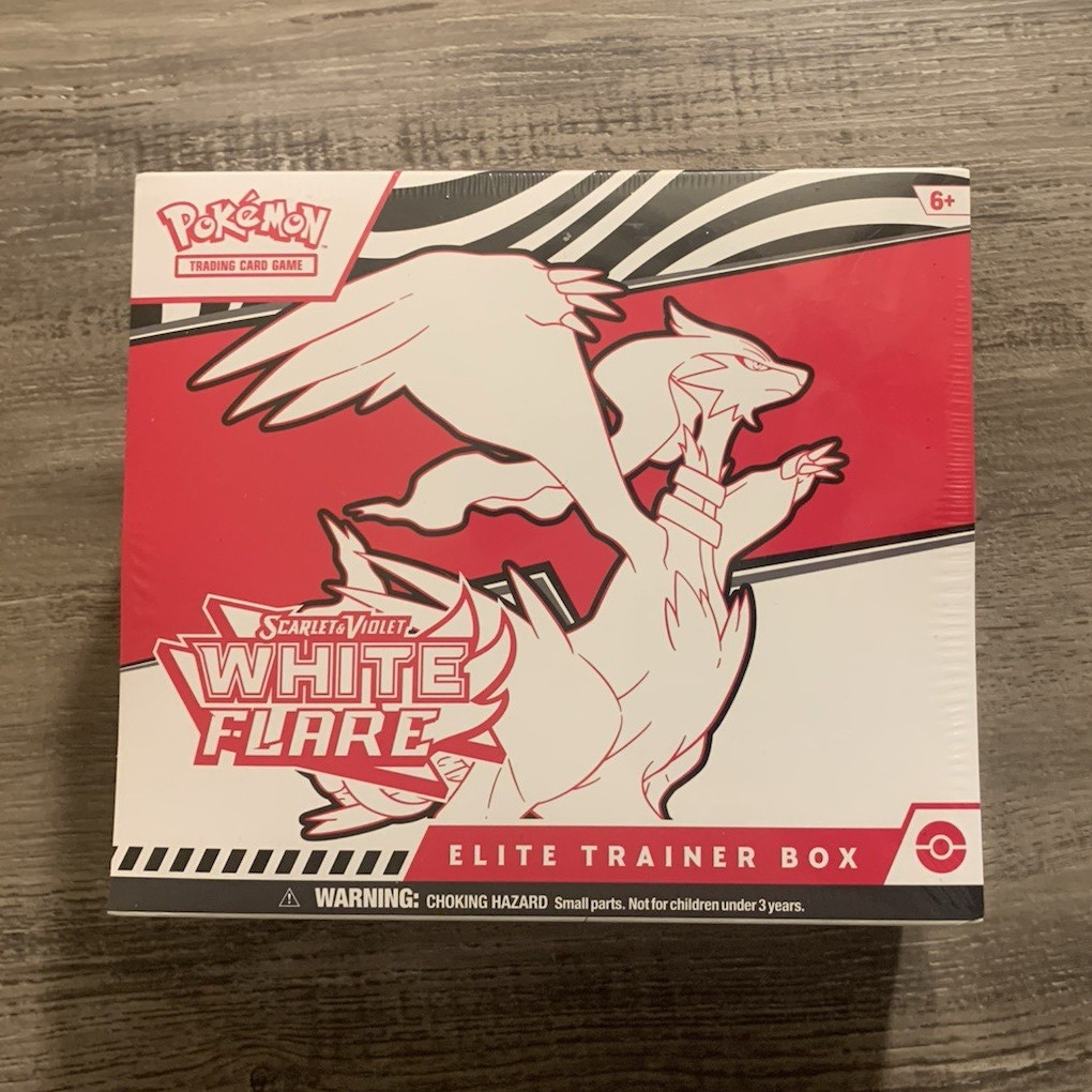 Pokémon TCG Scarlet & Violet: White Flare Elite Trainer Box 9 Packs 2025