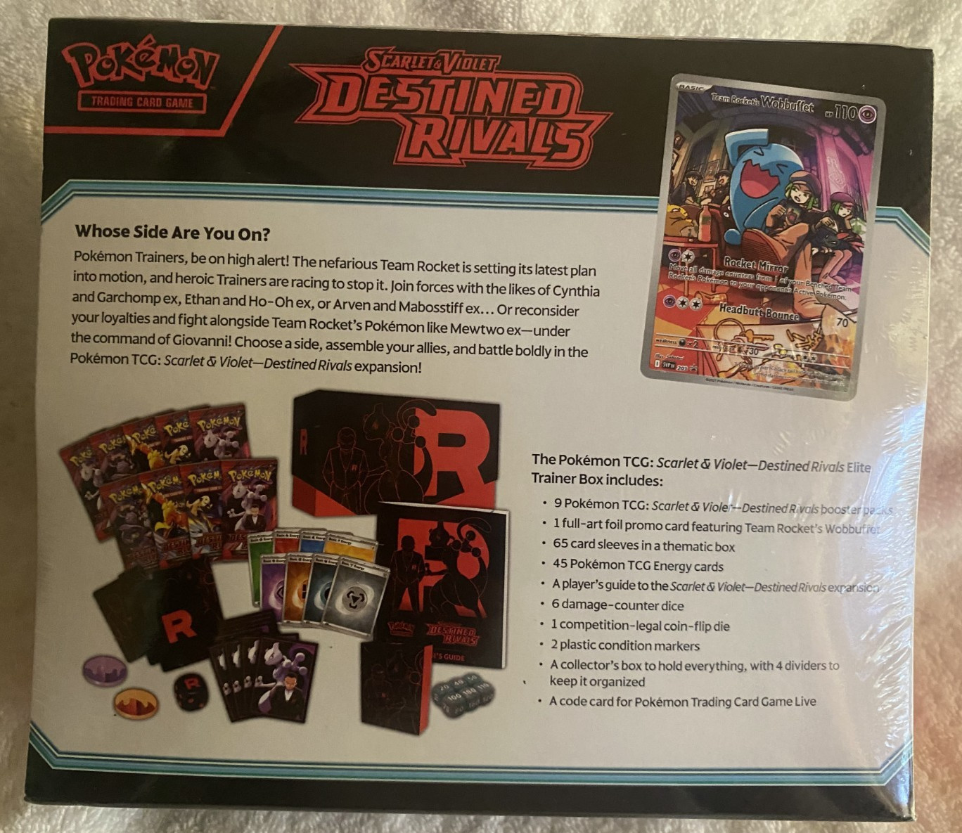 scarlet & violet destined rivals elite trainer box