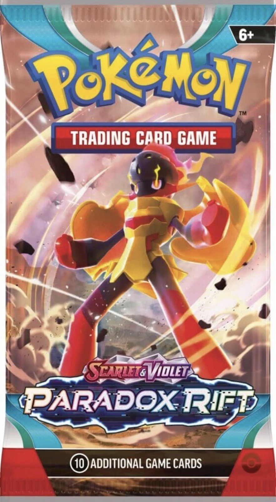 4 x Paradox Rift Scarlet & Violet POKEMON TCG Sealed Booster Packs Full Art Set