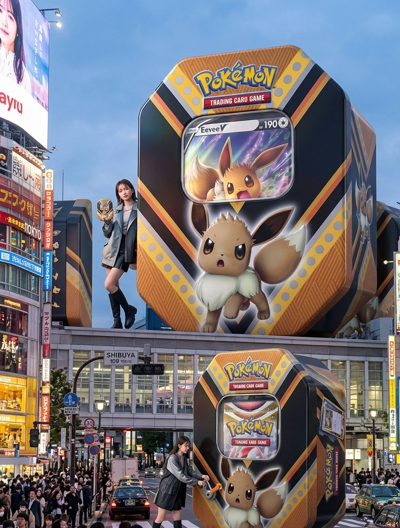 Pokémon Eevee V Powers Tin Sealed Box English Trading Card Game 2020