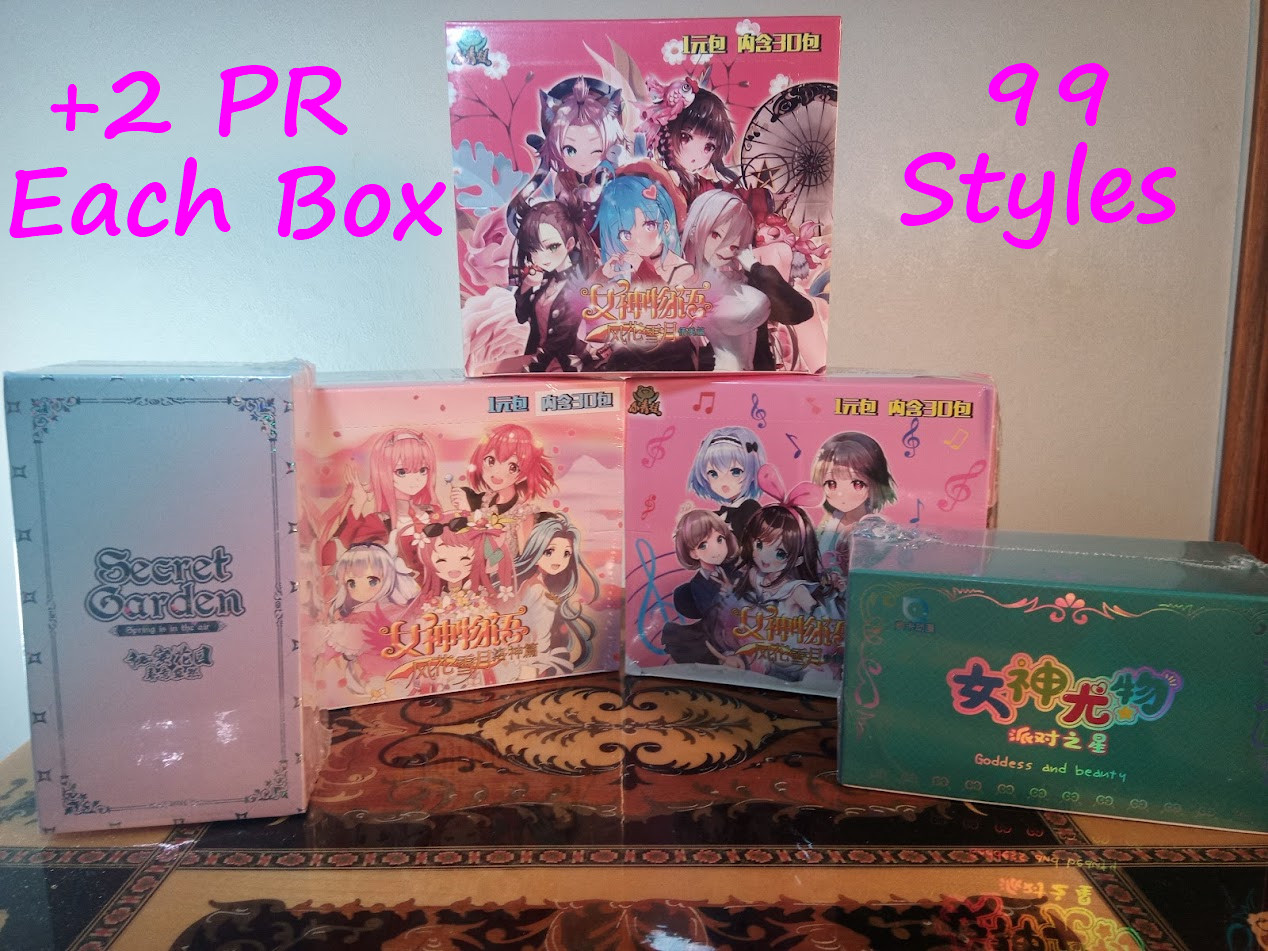 Goddess Story Secret Garden Goddess & Beauty NS Anime Waifu Doujin Cards TCG Box