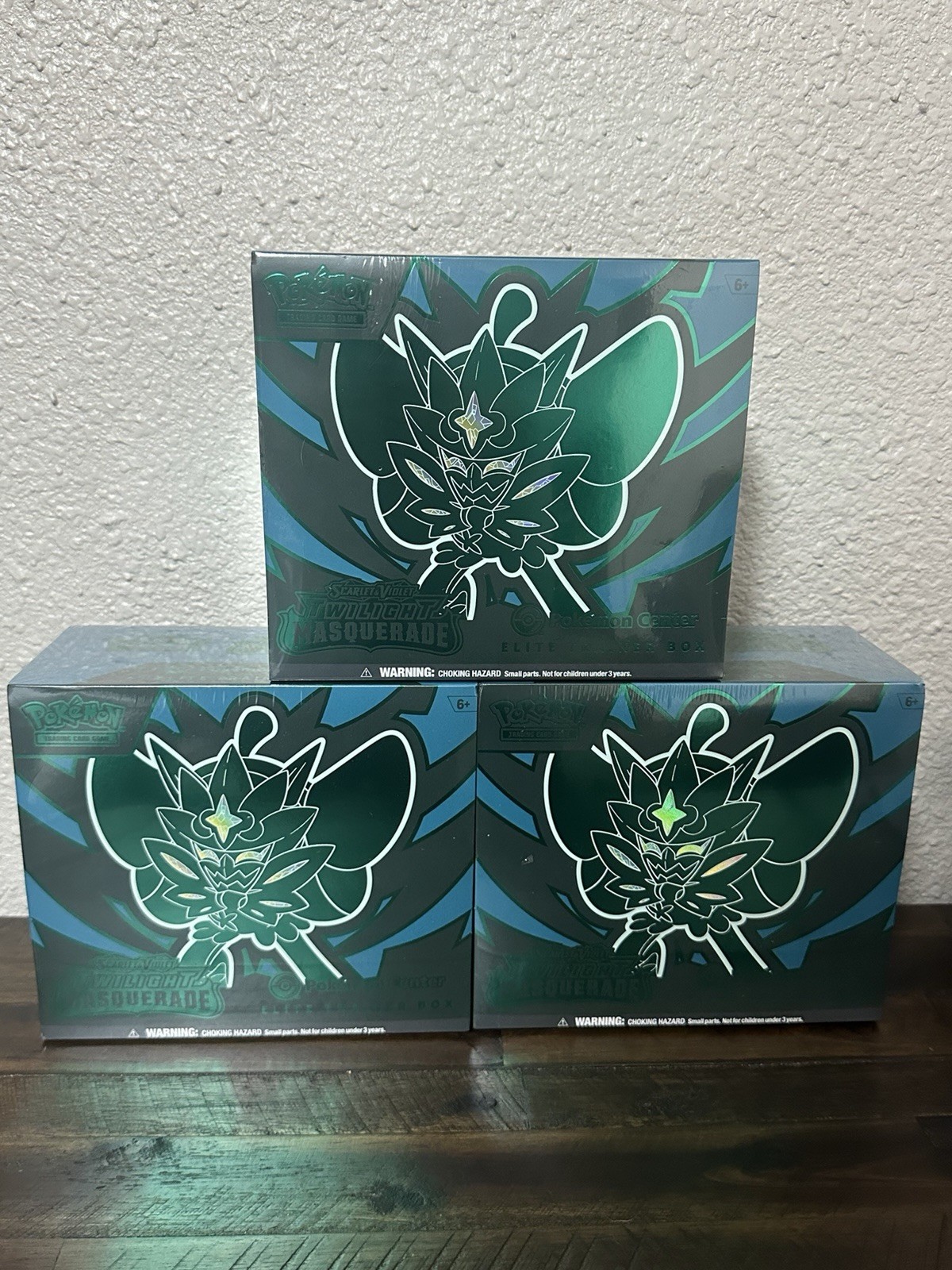 Pokémon Center Twilight Masquerade Elite Trainer Box Sealed Case of 4