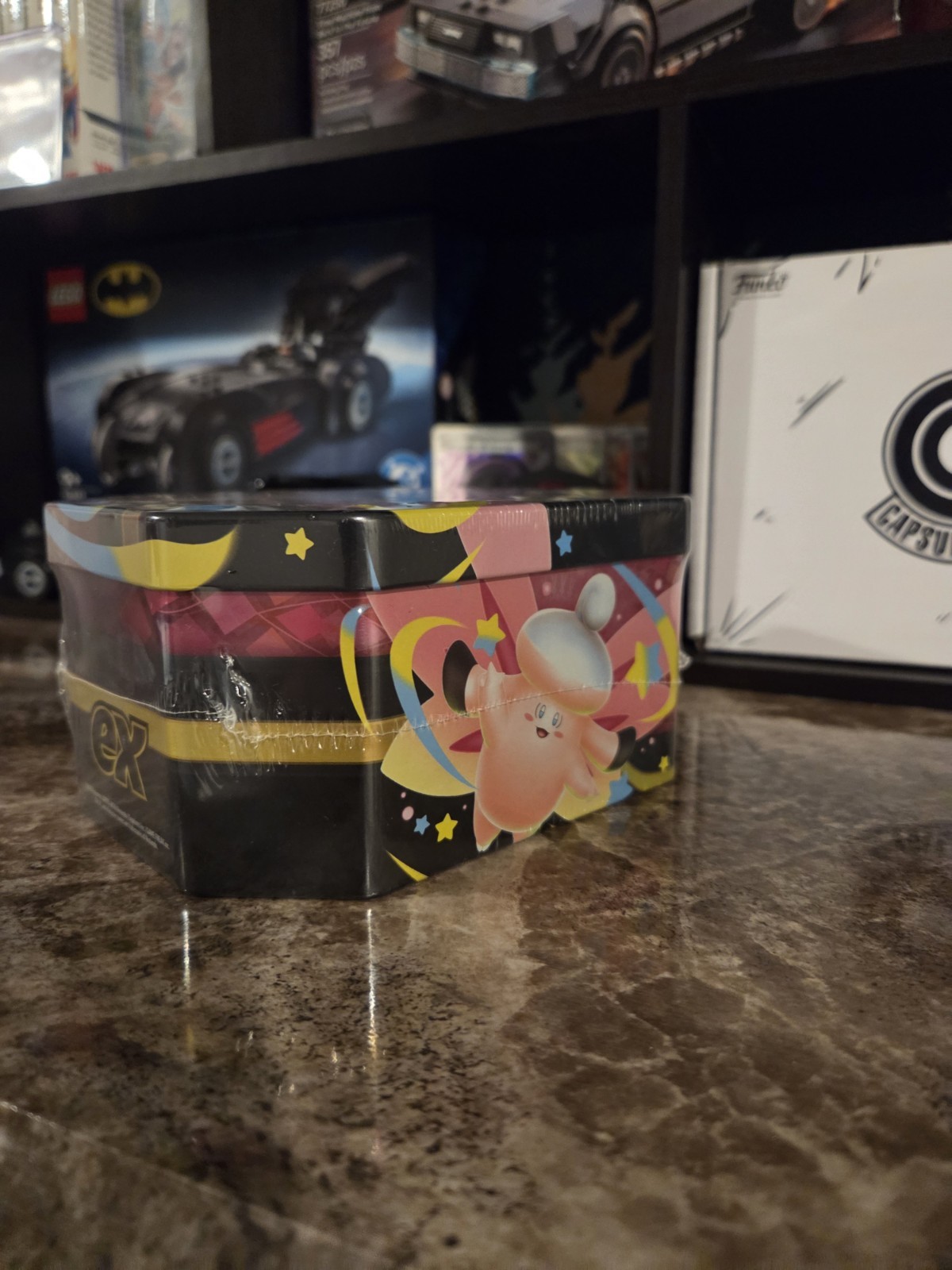 Pokémon Company Mega Moonlit Tin Clefable/Gengar Sealed Promo English 2026