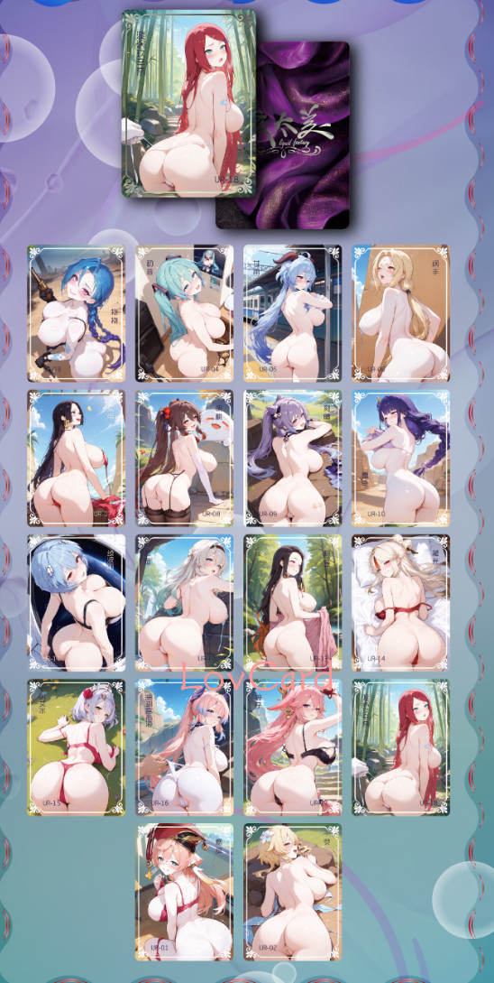 11pack Liquid Fantasy-goddess Beautiful Spicy Waifu Cards Booster Box Cute