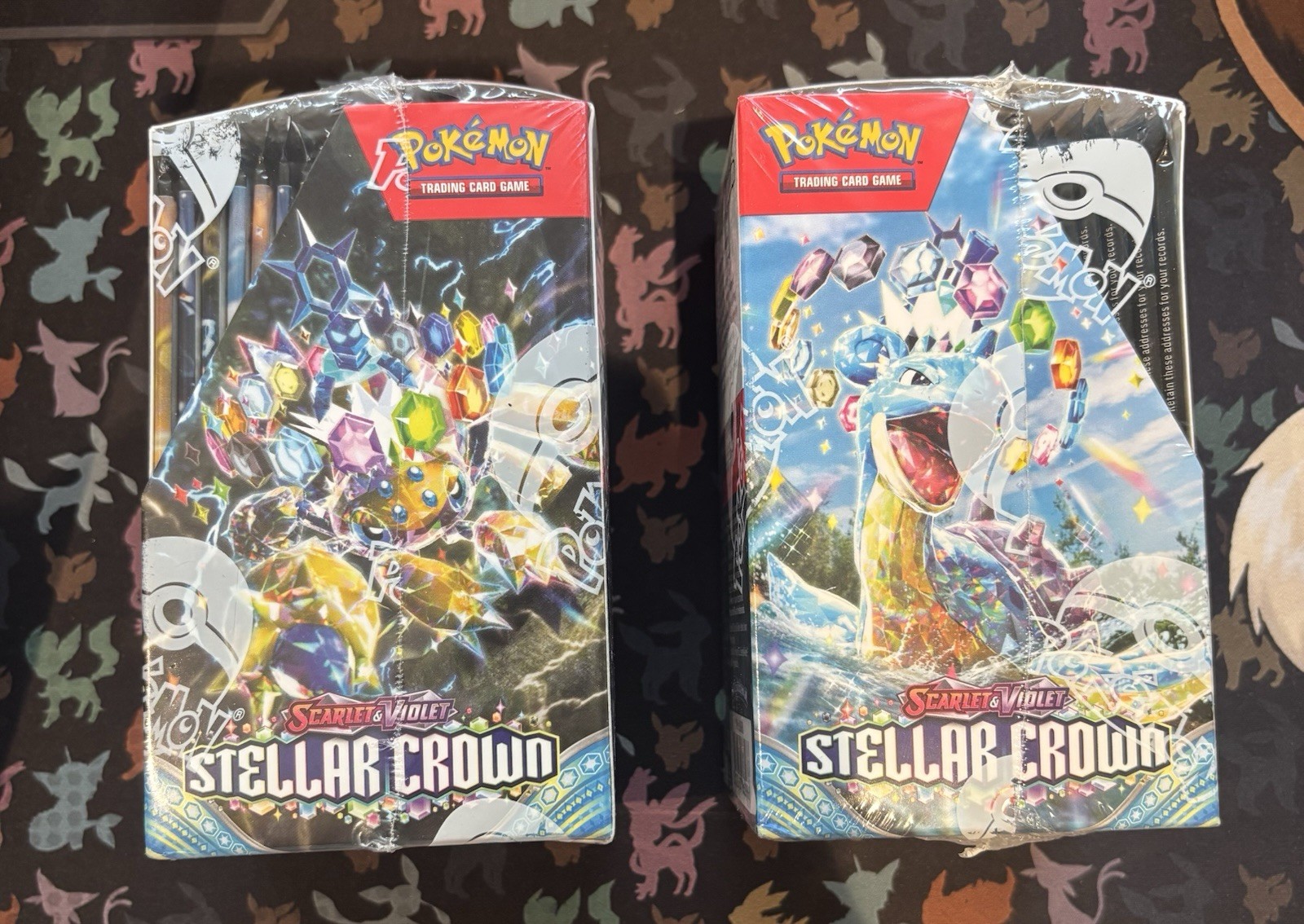 2 x Stellar Crown Half Booster Box (18 Packs) New and Sealed SV07 Pokemon TCG