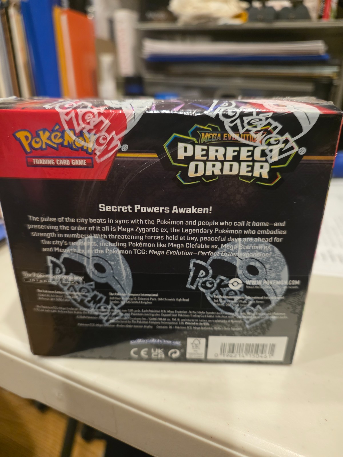 POKEMON MEGA EVOLUTION PERFECT ORDER FACTORY SEALED BOOSTER BOX NIB 36 PACKS!!!!
