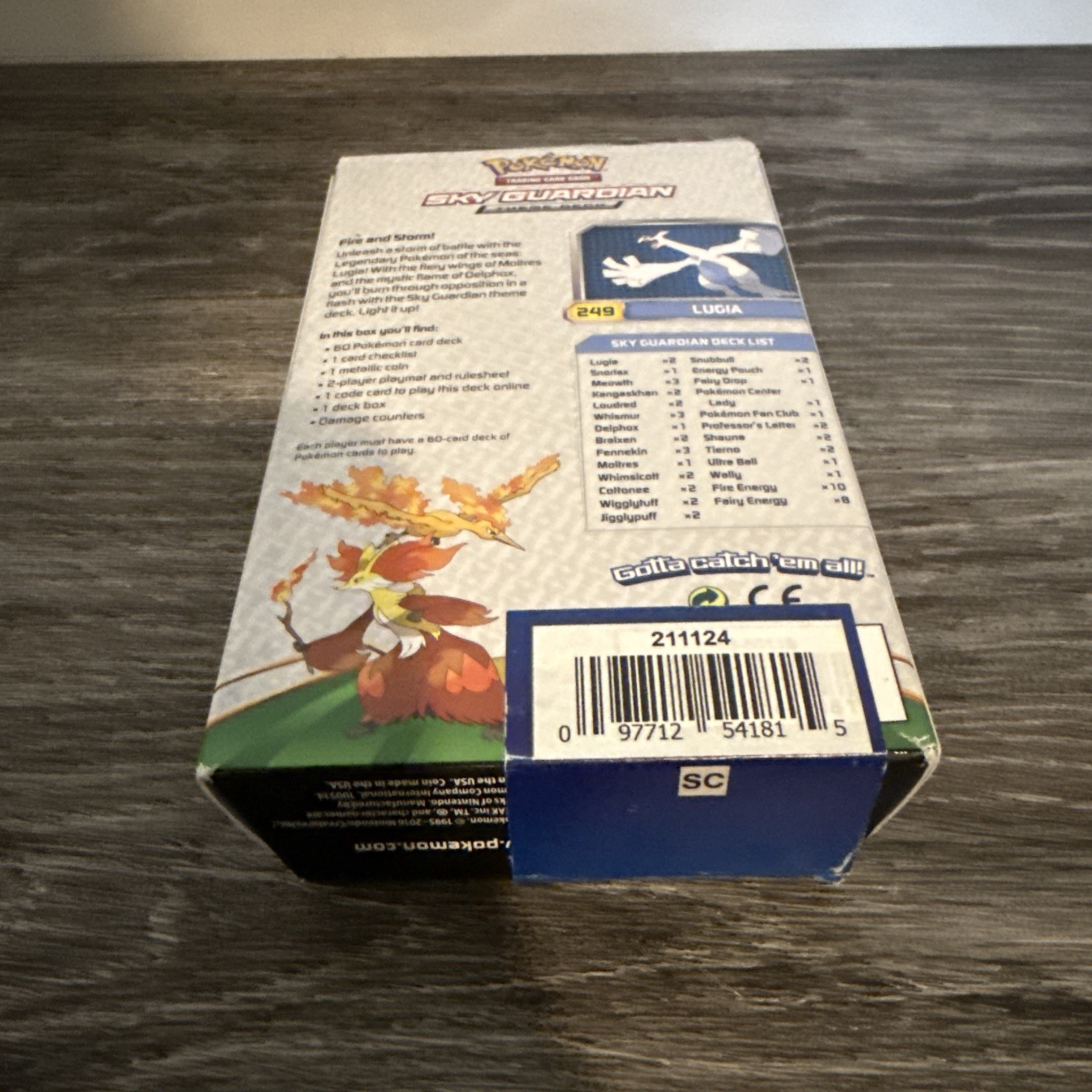 Pokemon XY Fates Collide Sky Guardian Theme Deck – Lugia ! Sealed ! Free Ship