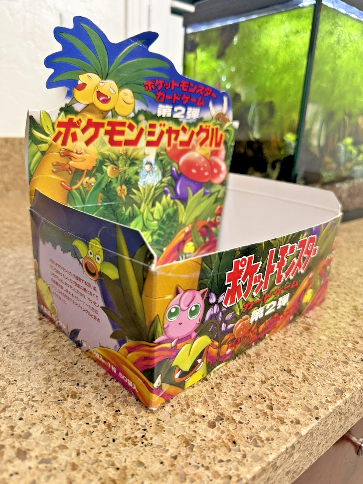 Pokémon (Japanese) Jungle Booster Box Empty – Vintage 1990s WOTC Era