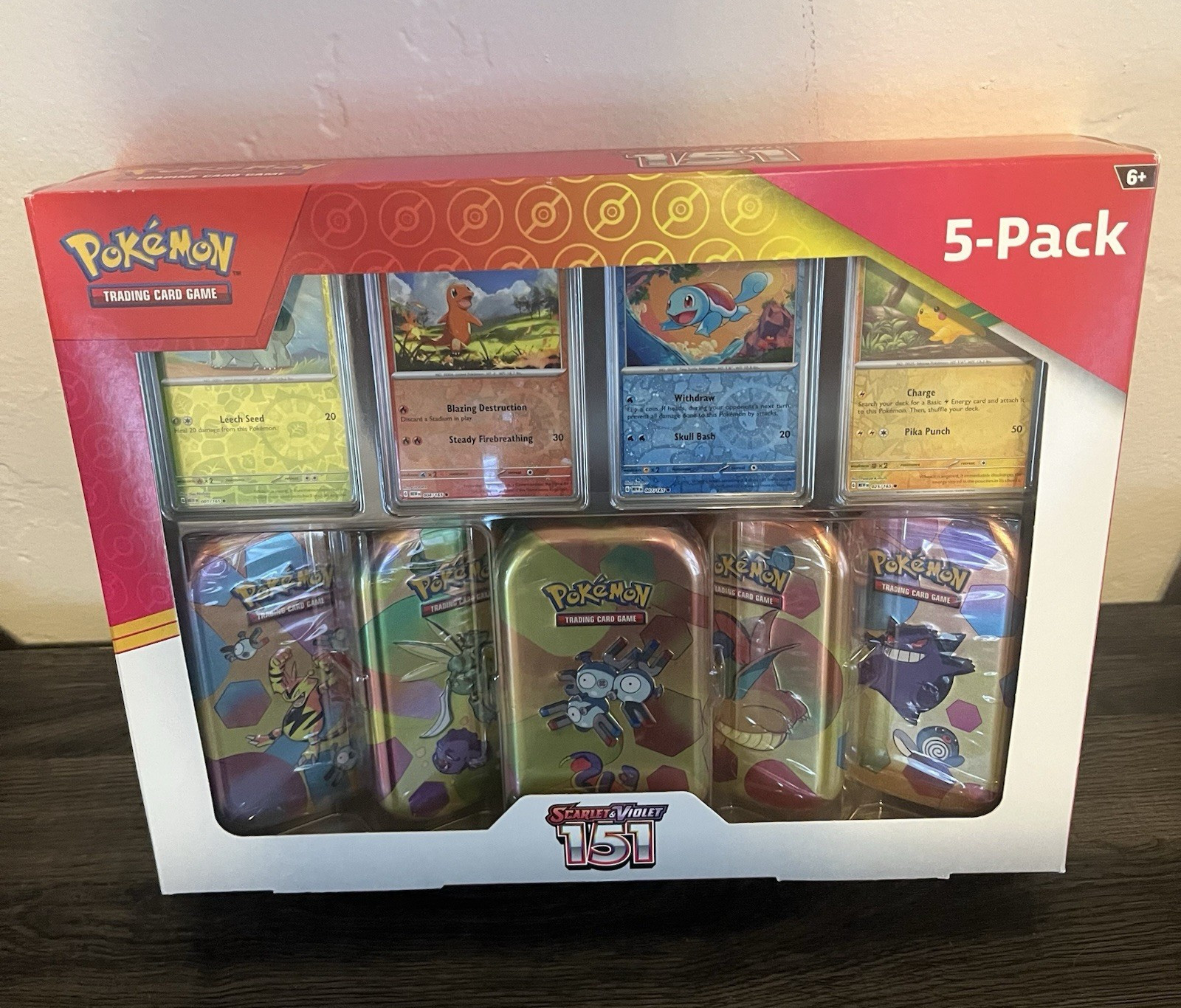 Costco Pokemon Scarlet & Violet 151 Mini Tin 5-pack (Magneton) Sealed New