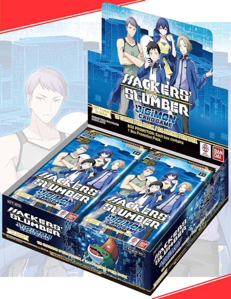 DIGIMON TCG: Hackers’ Slumber Booster Box BT23 English Version Sealed