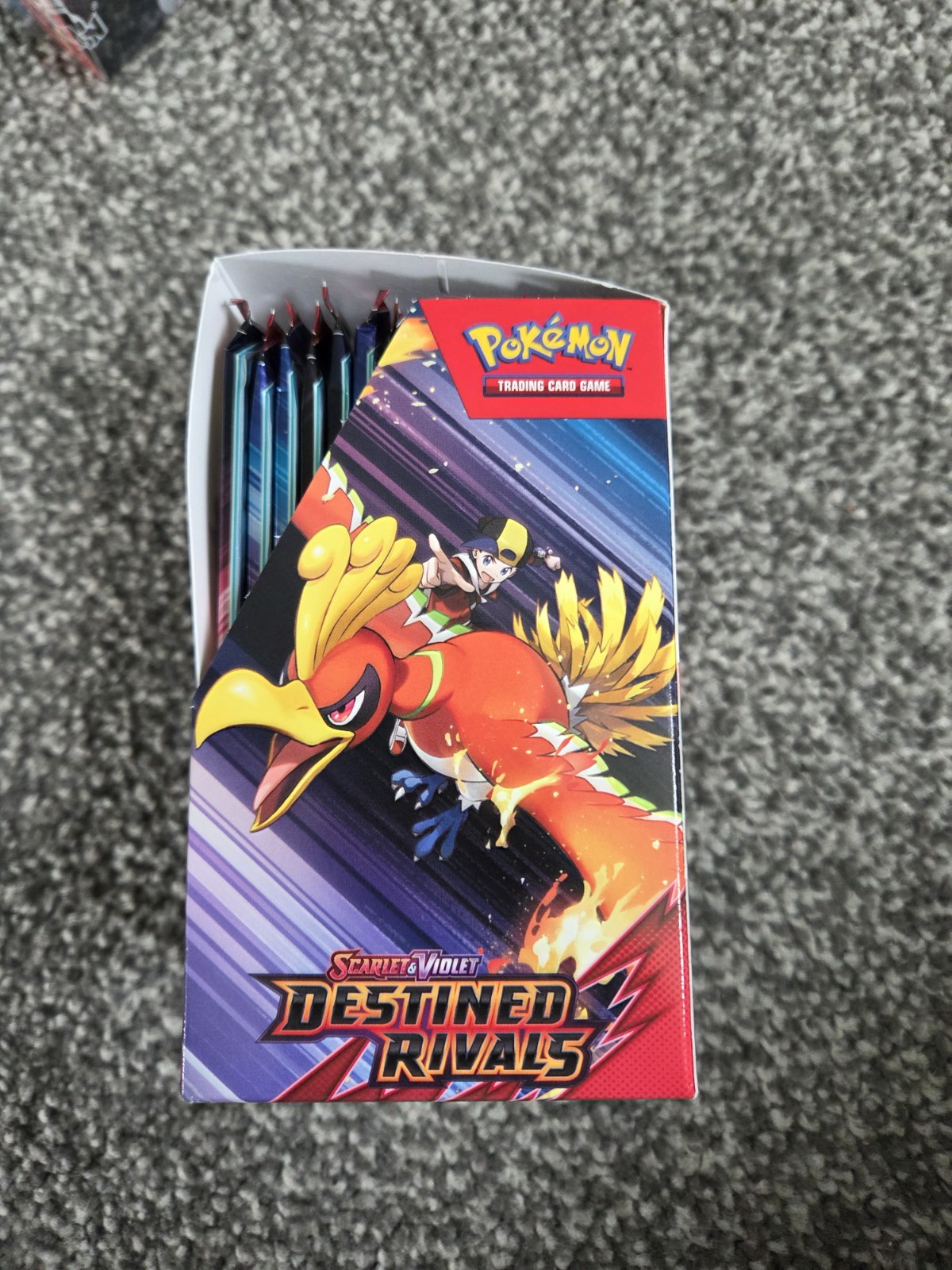 Pokemon Destined Rivals Unsealed Half Booster Box, 18 Packs. New/Unsealed