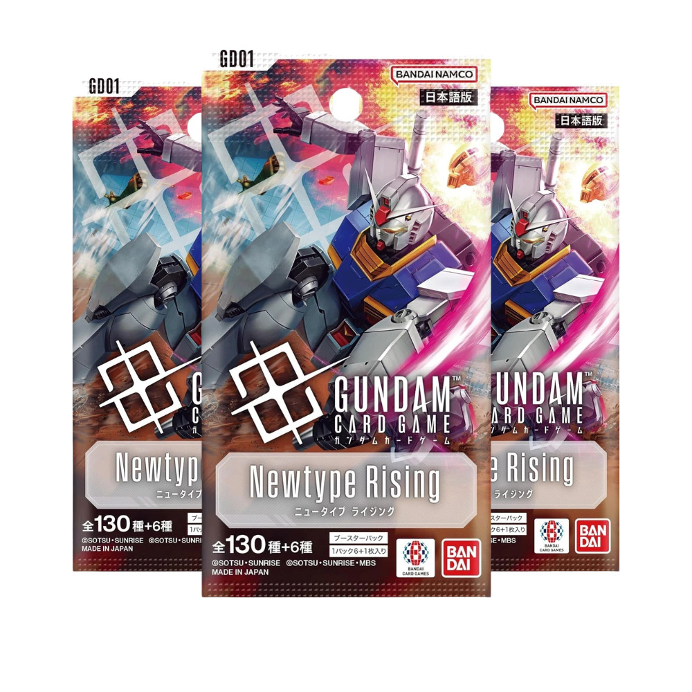 Bandai Gundam Card Game Newtype Rising GD01 Booster Box New Sealed
