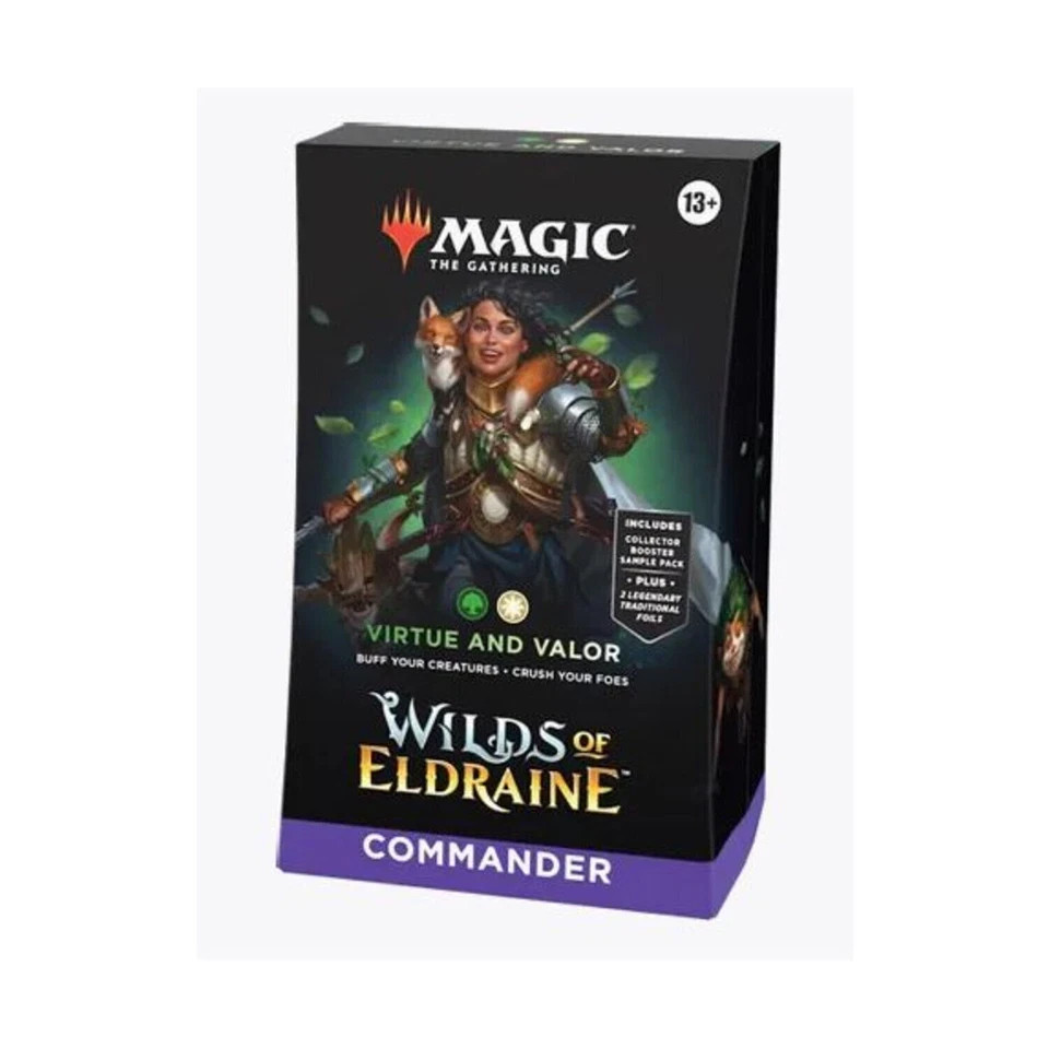 MTG Virtue and Valor Commander Deck Wilds of Eldraine Magic The Gathering