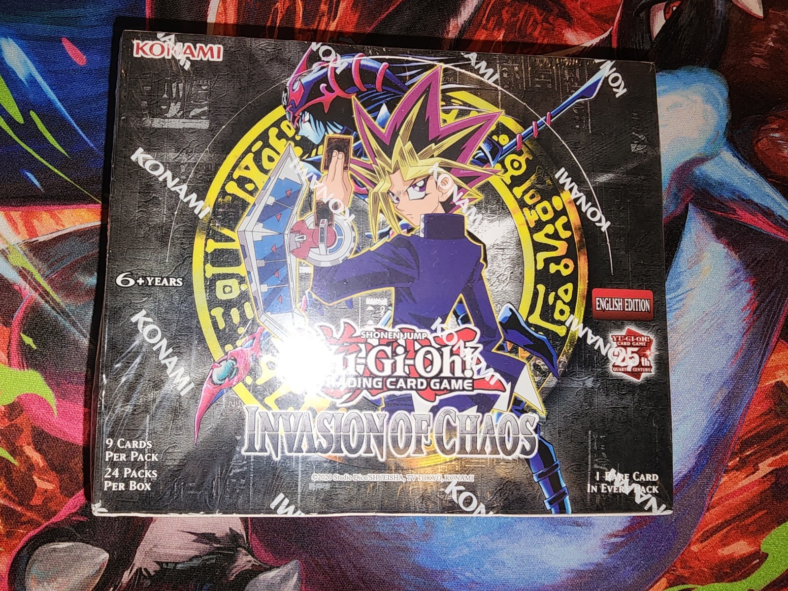 Yu-Gi-Oh 25th Anniversary: Invasion of Chaos Booster Box, 24 Packs..