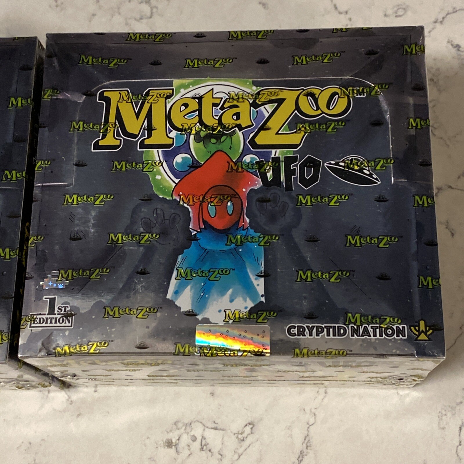 2 MetaZoo Games CCG UFO 1st Edition Booster Box – 36 Packs, Factory Sealed, New