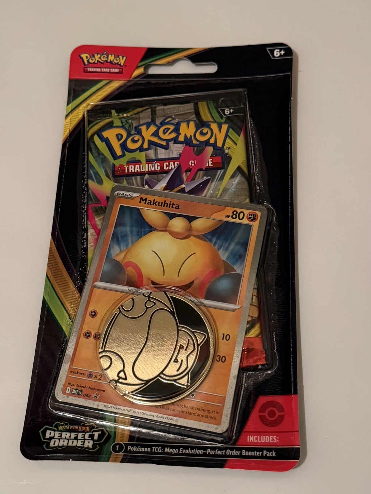 Checklane Blister (Makuhita) Perfect Order ME03 Pokemon TCG