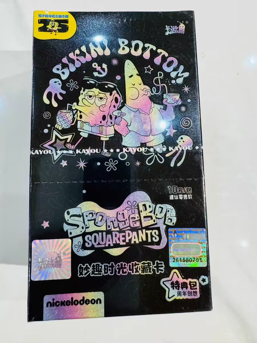 Lot 2 Kayou SpongeBob SquarePants Vol.1 & Vol.2 Booster Box Sealed Chinese
