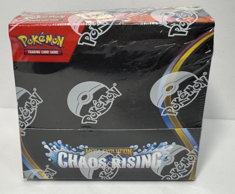 Pokemon Mega Evolution Chaos Rising Booster Display Box Factory Sealed -36 packs