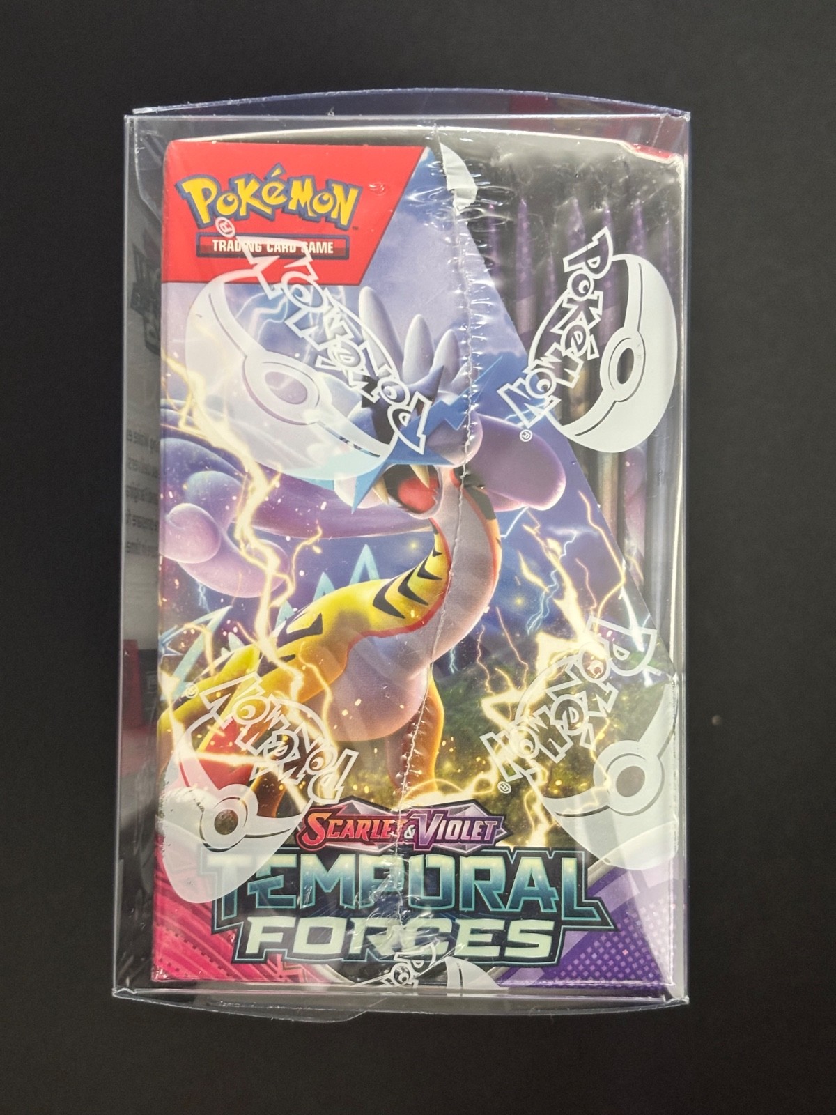 Pokemon 2024 Scarlet & Violet Temporal Forces Booster Box w/Plastic Protector