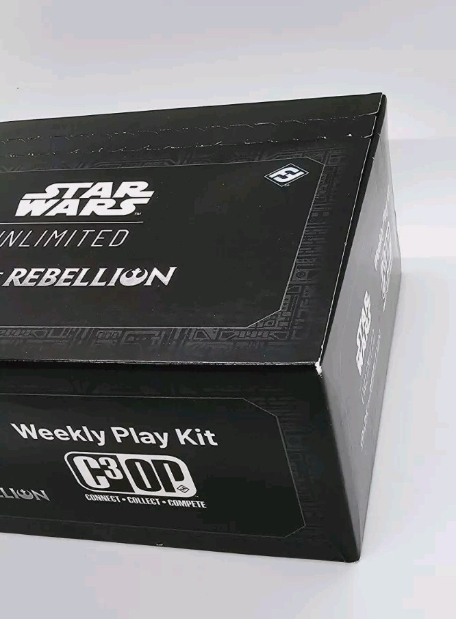 Star Wars Unlimited Spark of Rebellion Weekly Play Kit Sealed Fantasy Flight EJ1