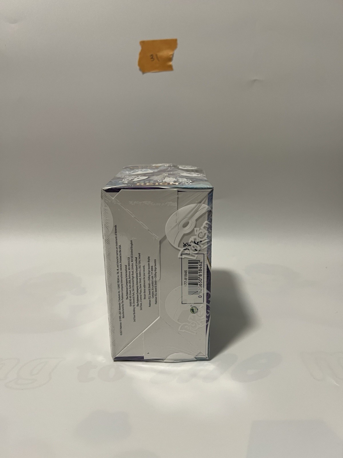 Pokémon Sword and Shield Chilling Reign Booster Box Sealed -31