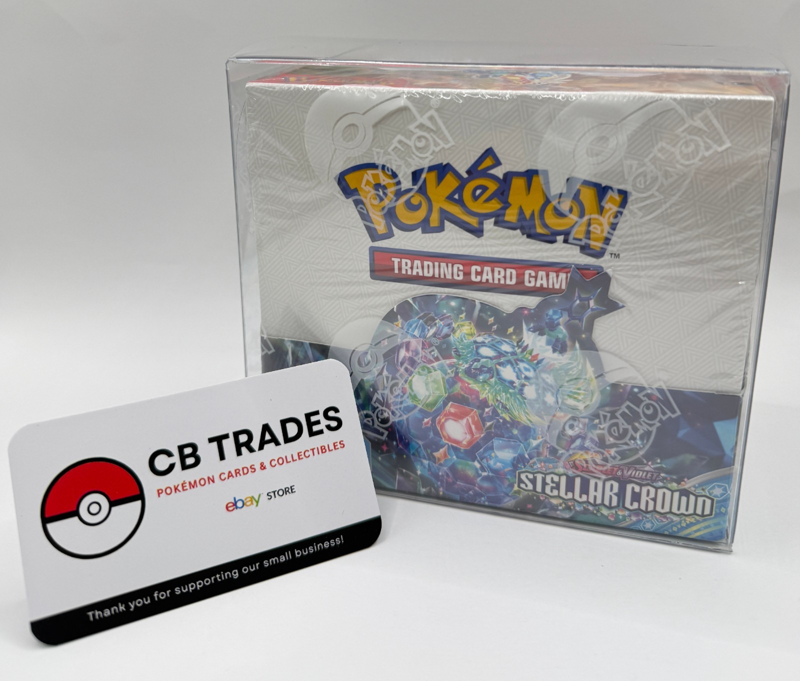 Pokémon TCG Scarlet & Violet Stellar Crown Booster Box Sealed – SMALL DENT READ*