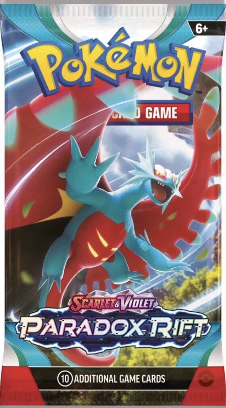 4 x Paradox Rift Scarlet & Violet POKEMON TCG Sealed Booster Packs Full Art Set