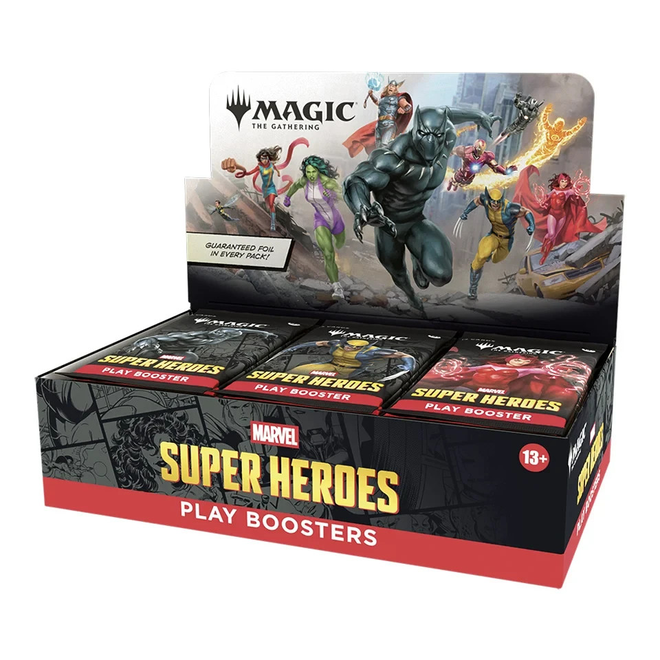 MTG Magic The Gathering Marvel Super Heroes Game Envelope Box ITALIAN