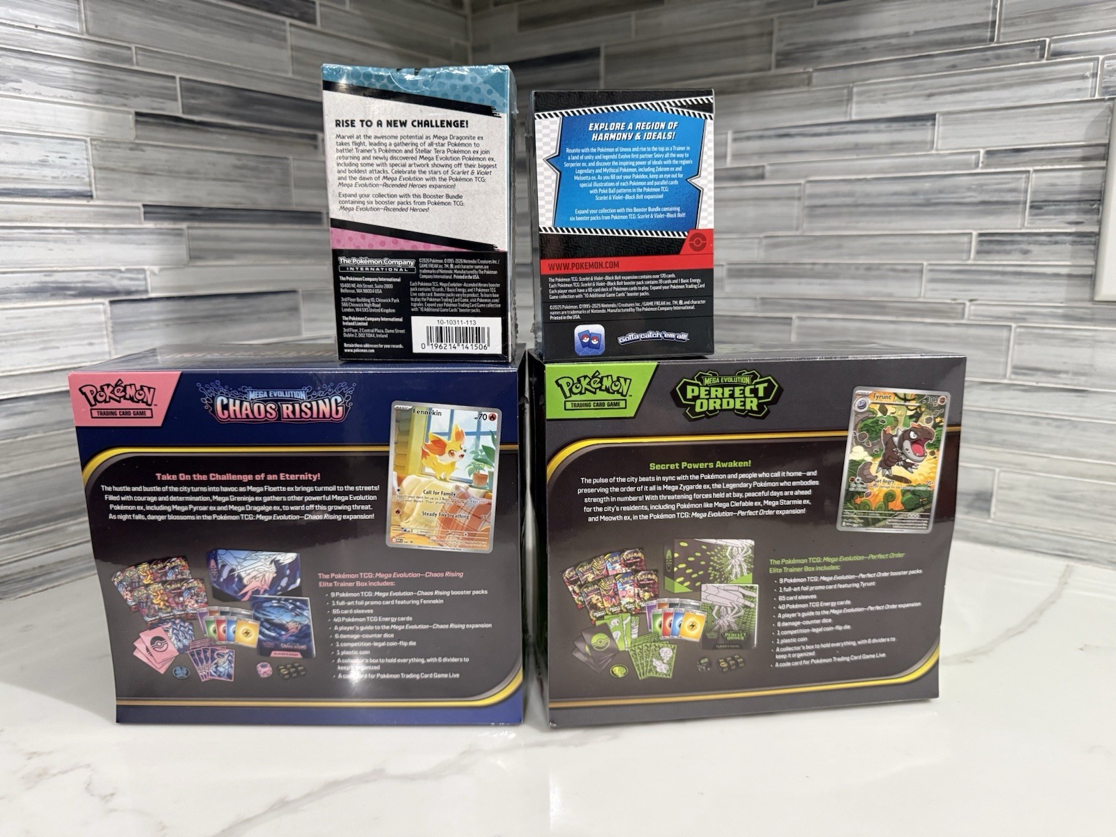 RARE AUTHENTIC POKEMON TCG PERFECT ORDER & SURGING SPARKS SEALED BOOSTER BOX