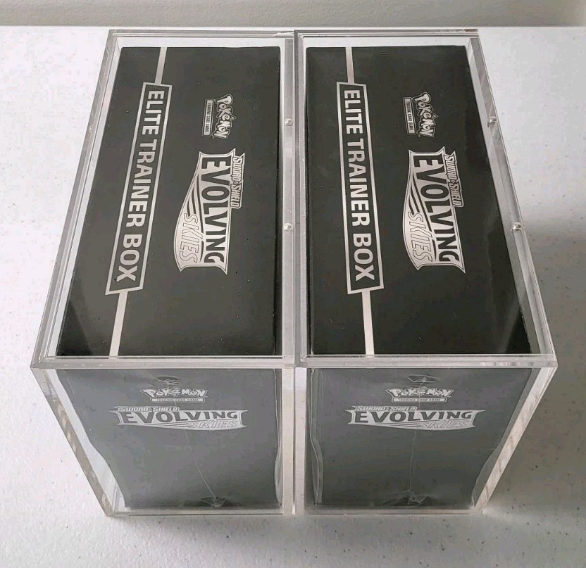Sword & Shield Evolving Skies Elite Trainer Box (ETB) Set of 2 *NEAR MINT SEALS*