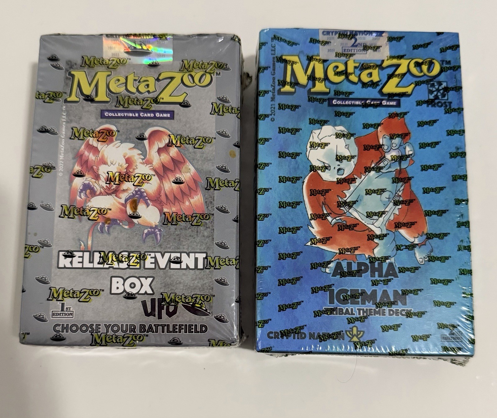 MetaZoo TCG – UFO & 2nd Edition Release Event Boxes. New.