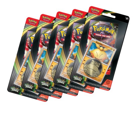 Pokemon TCG Perfect Order Makuhita Promo + Coin Blister Booster Pack LOT OF 5