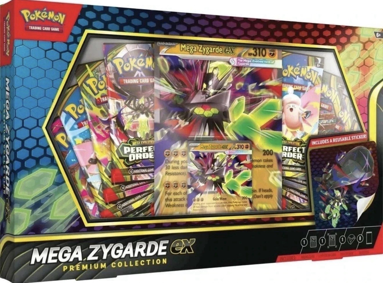 Pokemon Mega Zygarde ex Premium Collection Box – New Sealed