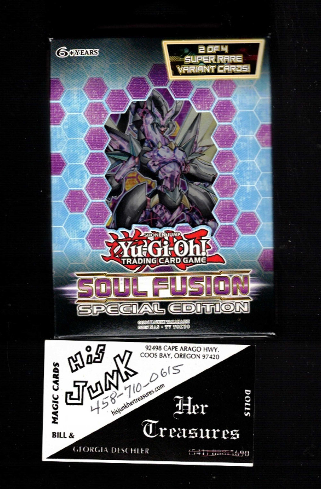 Yugioh Soul Fusion Special Edition Factory Sealed Deck (3 Boosters & 2 Foils)