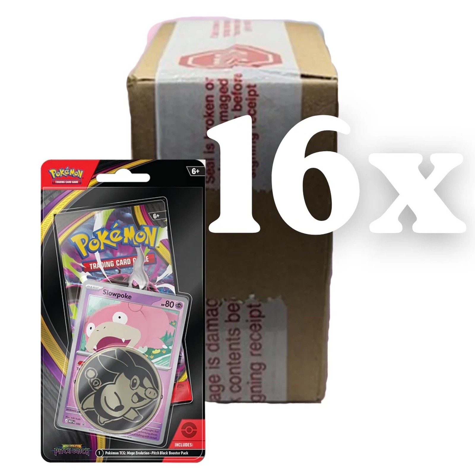 Pokemon Pitch Black (ME05) CHECKLANE BLISTER INNER CASE Sealed 16 packs!