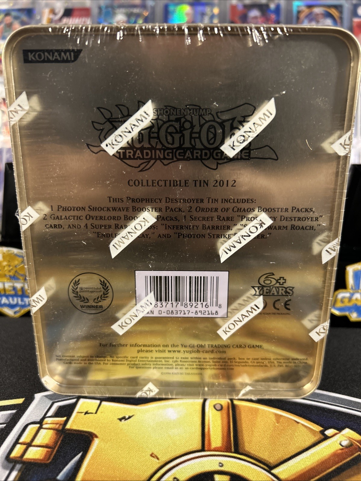 Yu-Gi-Oh 2012 Prophecy Destroyer Tin Factory Sealed