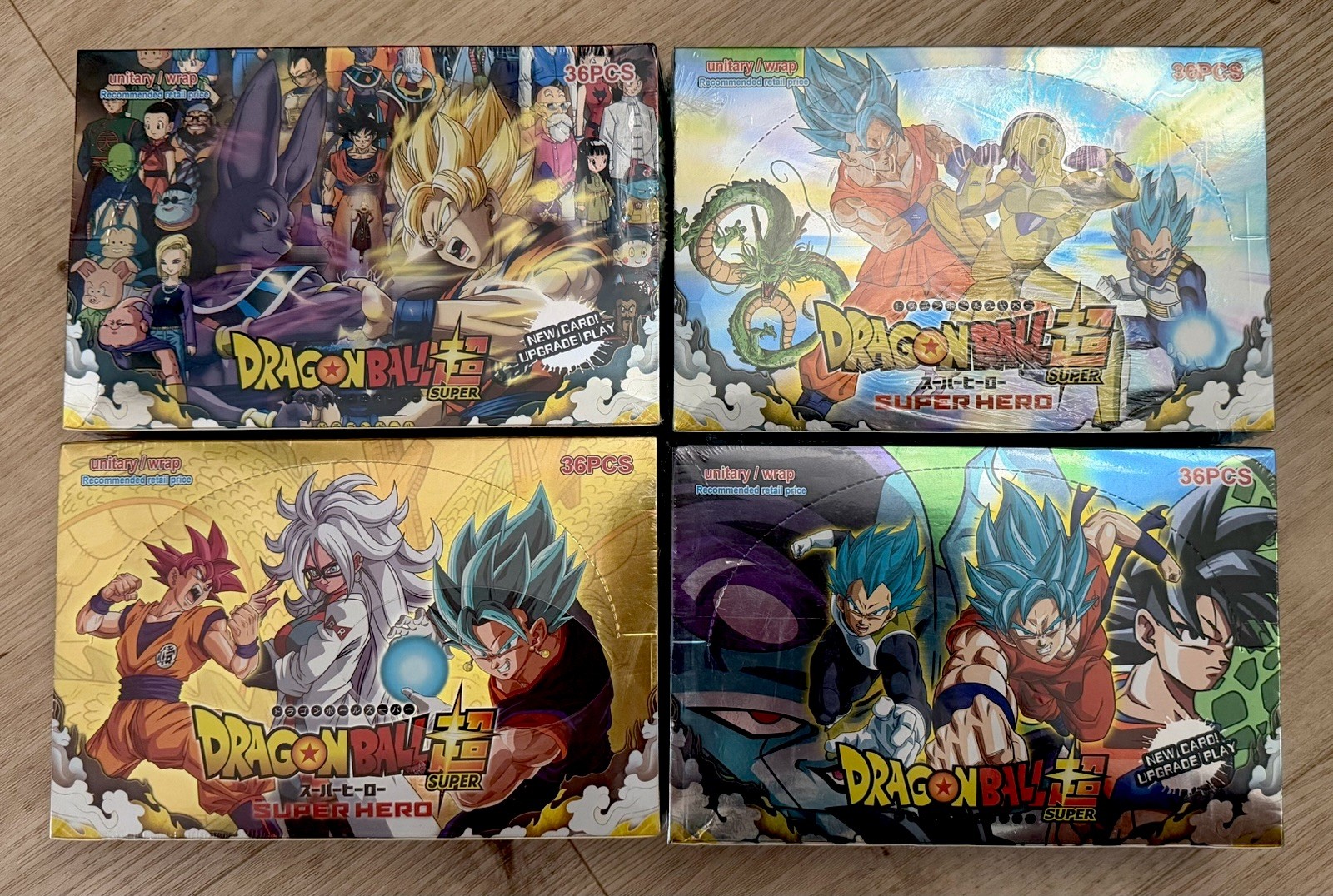 DBZ DBS Dragon Ball CCG TCG Booster Box 36 Packs Goku Vegeta Doujin Anime Cards