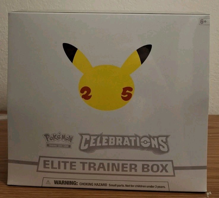 Pokémon TCG: 25th Anniversary Celebrations Elite Trainer Box ETB Sealed New