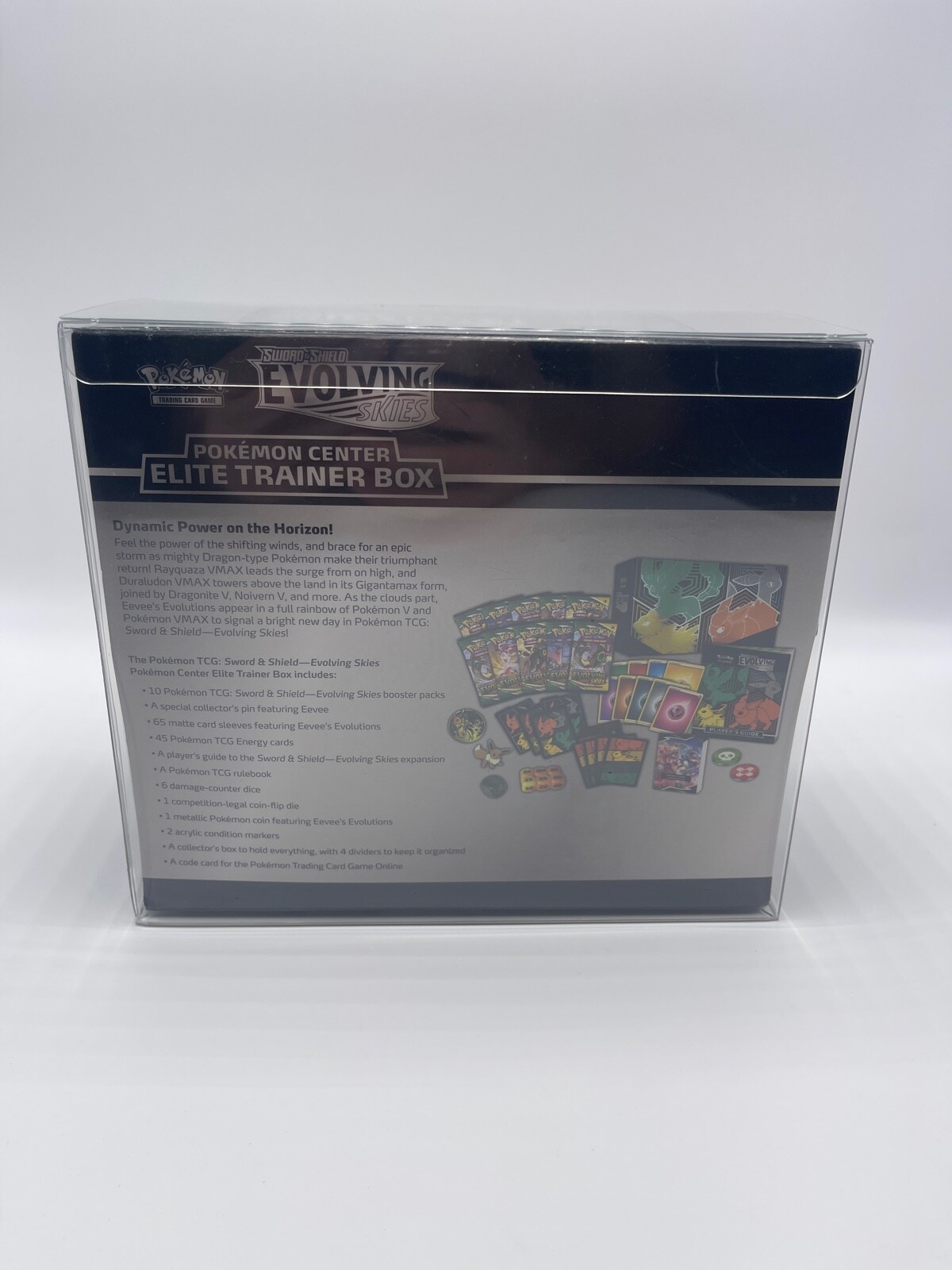 5-Pack SCRATCH & UV RESISTANT 0.50mm Box Protector Fit Pokemon Elite Trainer Box
