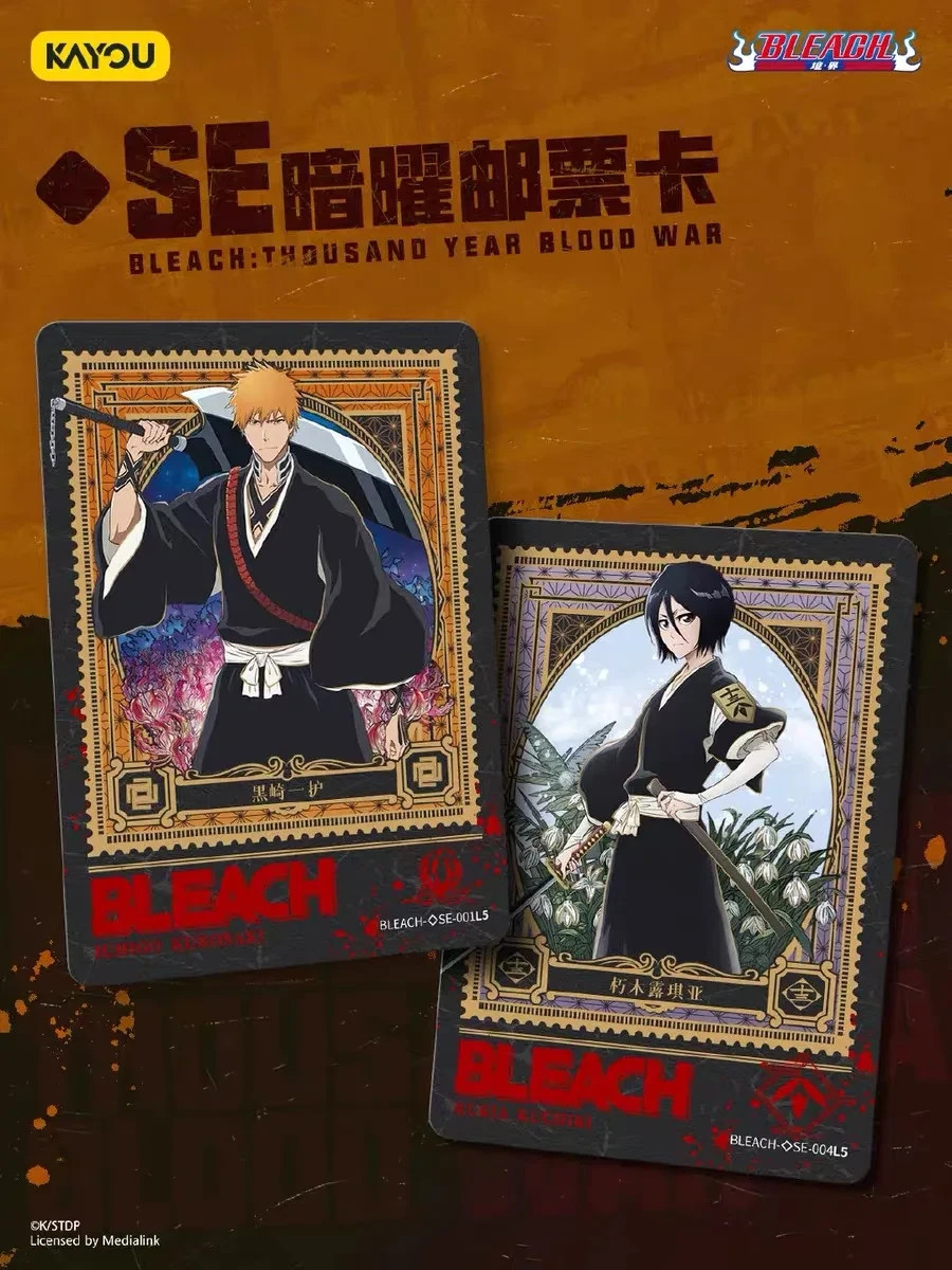 IN STOCK KAYOU Bleach Official Anime CCG 50 Trading Card Booster Box NEW Sealed
